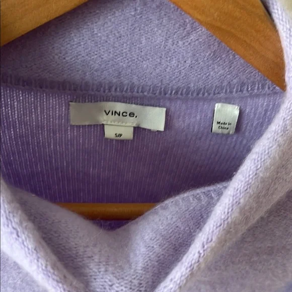 Vince Boiled Cashmere Funnel Neck
Sweater - Lavender - Picture 4 of 9